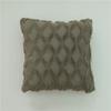 Sofa Pillowcase Ins Style Nordic Style Solid Color Light Luxury Plush Home Fabric Pillowcase