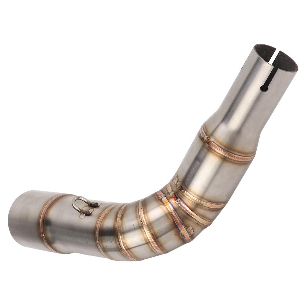 Exhaust Middle Link Pipe Metal Motorcycle Refitting Replacement for Vespa GTS 125 250 300 2008‑2021