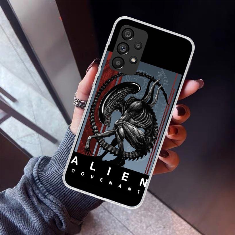 Cool A-Alien X-Xenomorph Phone Case For Samsung Galaxy A12 A52S A42 A32 A22 A51 A50 Note 20 Ultra 10 S10 Plus A71 A70 A31 A30 A1