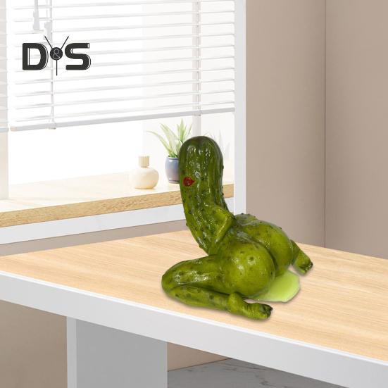 Kimchi Figurine Ornament Compact Design Lightweight Universal Handmade Resin Funny Penis Pickle Desk Decor