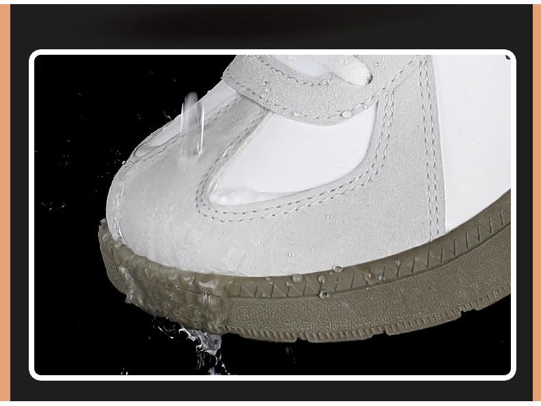 Boys' and Girls' 2026 Casual Wide Toe Leather Sneakers for Spring & Autumn