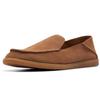 Clarks Leather Simple Comfortable Versatile Loafers Men Loafers Brown 261775037