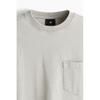 H M wasHed Look Jersey Top Loose Fit Dusty Green