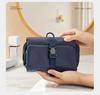 Japanese Style Snap Folding Toiletry Bag Hook Business Trip Toiletries Storage Bag High Quality Cosmetic Bag