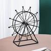Artistic Vintage Ferris wheel ornament, perfect for home decor, architectural model embellishments, and metal art, for living spaces, workplaces