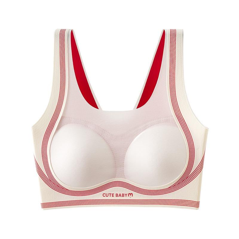 Teenage Girls Seamless Development Period Sports Bra Breathable Comfortable Student Bra