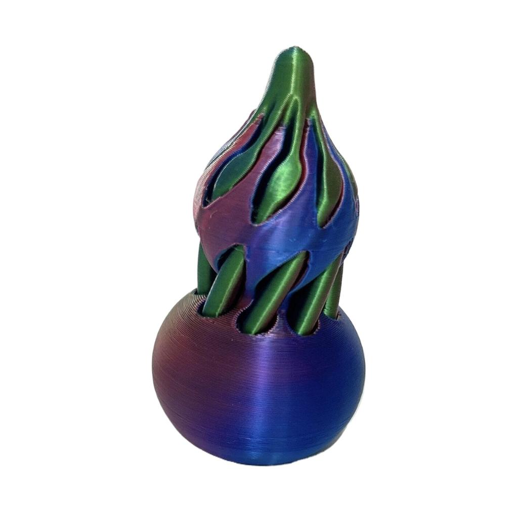 Kürbis Unmögliches Kürbis Spiralspielzeug für Erwachsene - 3D-gedrucktes Fingerspitzen-Kreiselspielzeug Spiralen Vortex-Spielzeug - Vortex-Faden-Illusionen