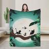 Lion King  Blanket Funny Cartoon Simba  Fleece Funny Warm Throw Blankets for Home Autumn/Winter