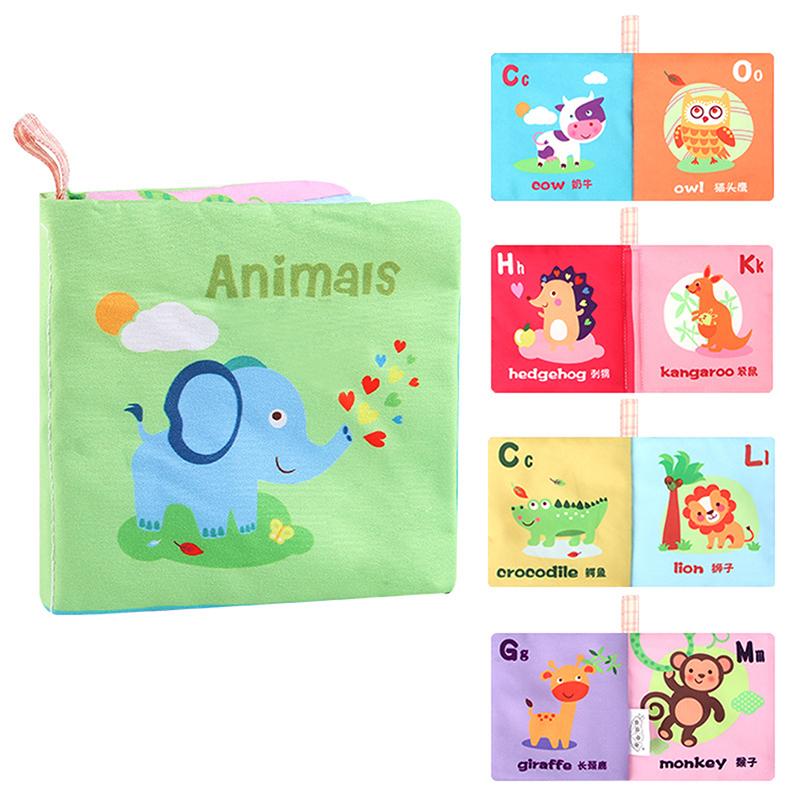 Baby Cloth Books Children'S Cognitive Cloth Books Marine Life Food Fruit Knowledge Christmas Halloween Gift