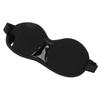 Magnetic Blindfold Improve Sleep Relieve Pressure Adjustable Strap 12 Magnets Stones Eye Shade Black
