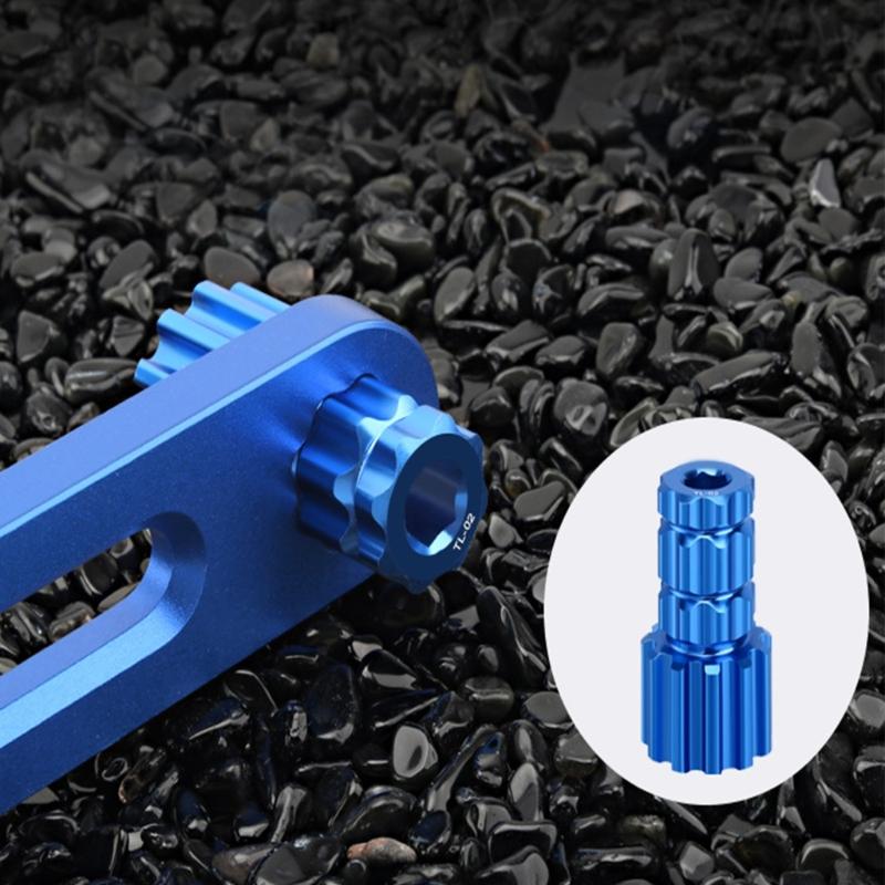 6 in 1 Road Bike Bottom Bracket Wrench Tool Bearing Cup Removal Install Tool Bicycles Bottom Bracket Extractors Tool