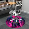 1pc Batman Cityscape Office Round Area Rug, Under Office Chairs Bedroom Living Room Home Decor, Room Deco, Available in Various Sizes