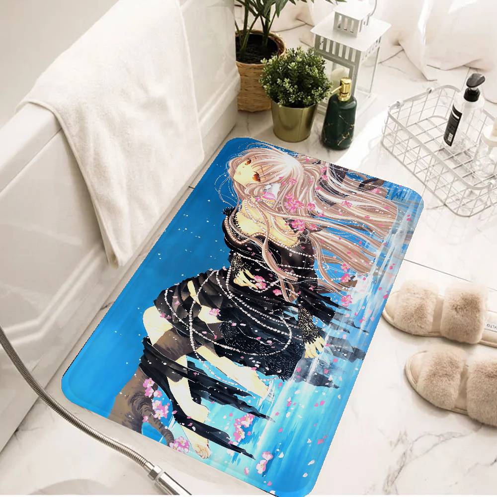 Anime Chobits Door Mat Washable Non-Slip Living Room Sofa Chairs Area Mat Kitchen Doormat Area Rug