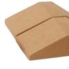 Cork Squat Wedge Block High Density Lightweight Ramp Yoga Prop Accessory Portable Durable