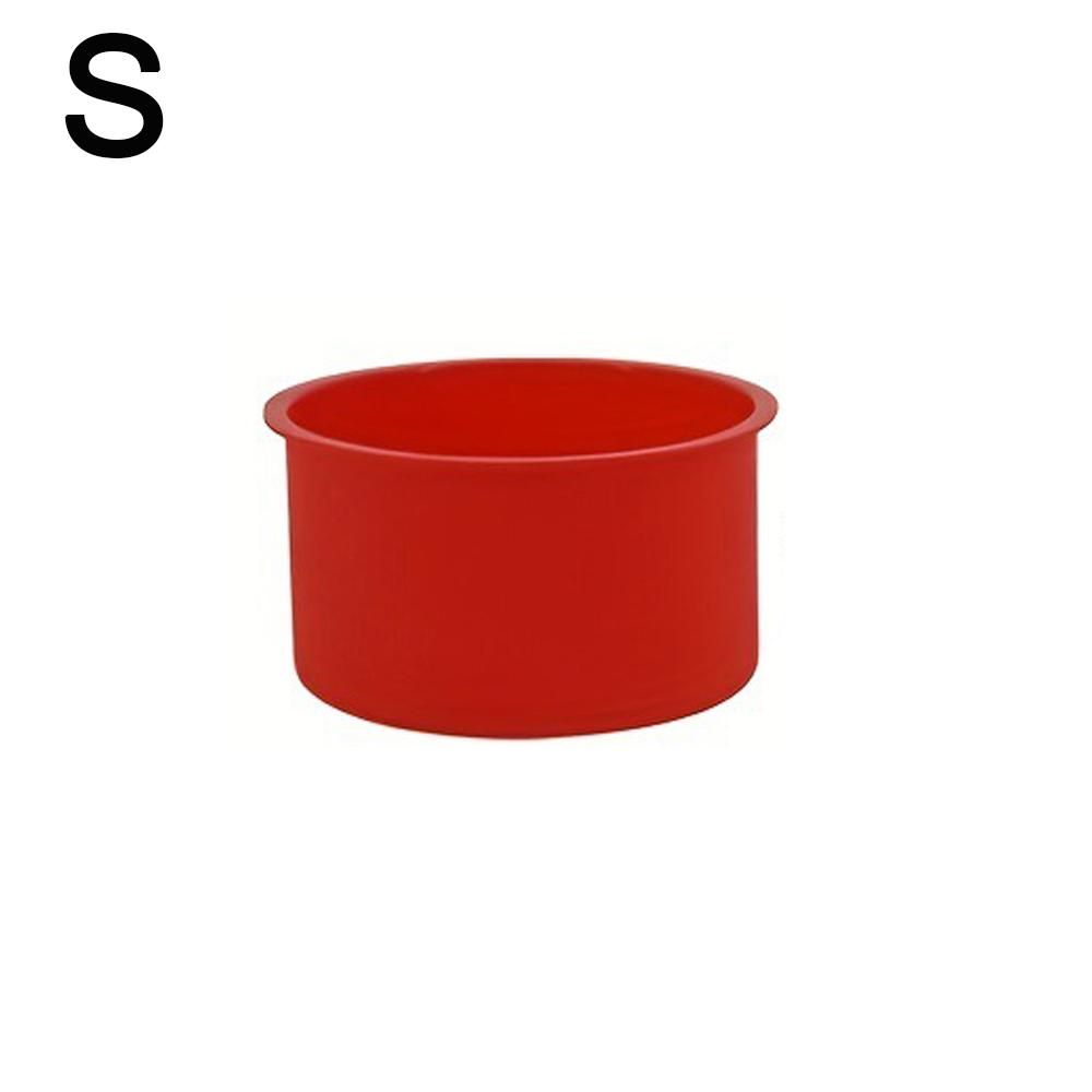 

Силиконовая форма для торта 4/6/8 дюймов Круглая форма для выпечки Силиконовая форма для формирования торта Антипригарный и быстросъемный противень Многоразовая форма для торта