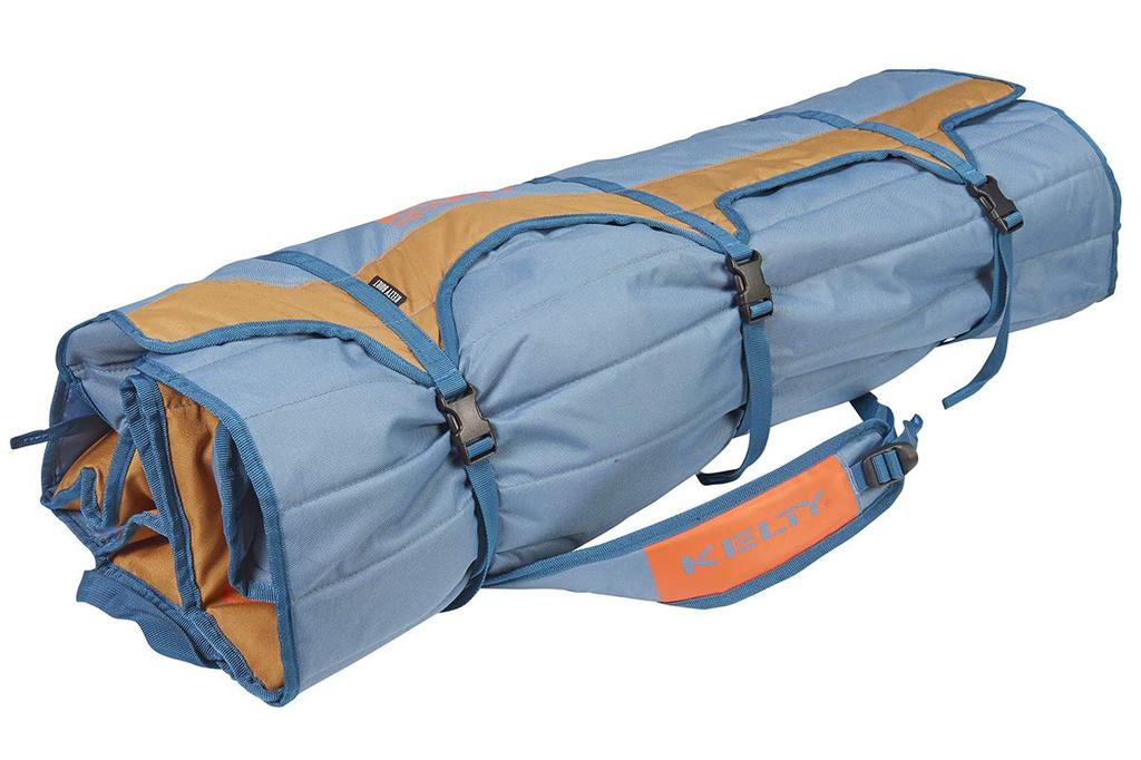 Kelty Low Down Camp Chair Portable Folding Chair Festival Camp Beach Day Tapestry Blue –