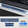 Car Stainless Steel Door Sill Scuff Plate For Mercedes Benz AMG CLA GLC GLK GLA A B C E Class W203 W206 W220 W205 W211 W212 W201 WZ2