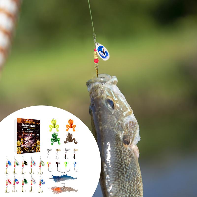 Rybářské adventní kalendáře 2024 2024 Adventní kalendáře pro dospělé Rybářský set 24 dní Pro teenagery Chlapce