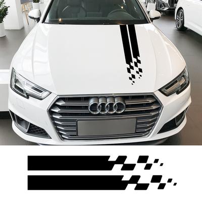 Universal Car Hood Cover Stickers Auto Racing Sport DIY Styling Bonnet Vinyl Film Decals Tuning Accessories Fit For All Models