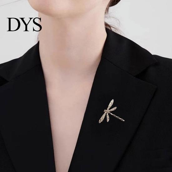 Practical Scarf Fastener 1/2Pcs Women Brooch Pin, Dragonfly Design Decorative Lapel Versatile Accessory for Sweaters Dresses Suits Hats Fashion Pin