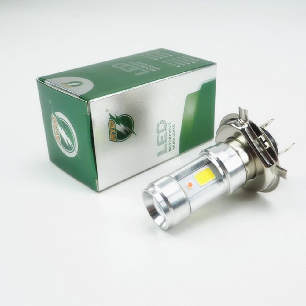 

Универсальная светодиодная фара для мотоцикла с двумя лучами 12 Вт 1200 лм H4 HS1 P43T S2 BA20D Лампочки для скутеров Motorrad E-bikes 3Side Blue DRL