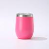 12oz Insulated Eggshell Stainless Steel Wine Glass (U-Shaped, Large Belly)