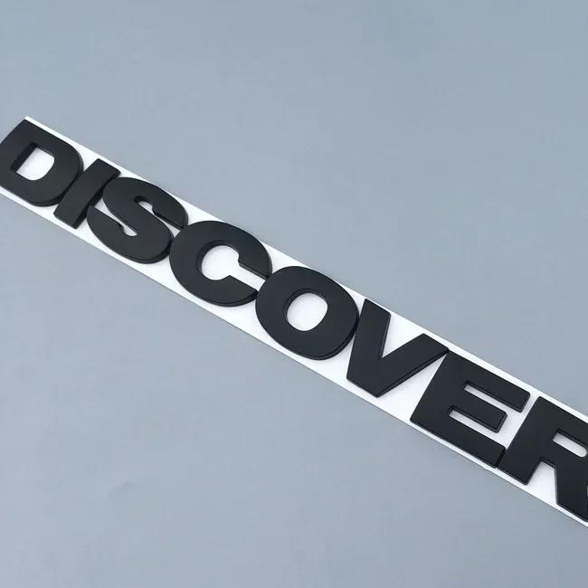 For Land Rover DISCOVERY Hood Rear Trunk Logo Sticker Round Font Letter Emblem Badge Car Styling Accessories XS3