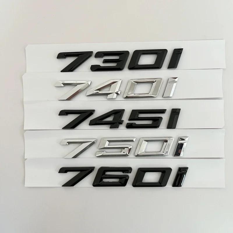 3D For BMW E63 E64 E66 E67 F12 F13 640i 645i 650i 730i 740i 745i 750i 760i Car Tail Letter Emblem Rear Trunk Logo Sticker Decal AJ4