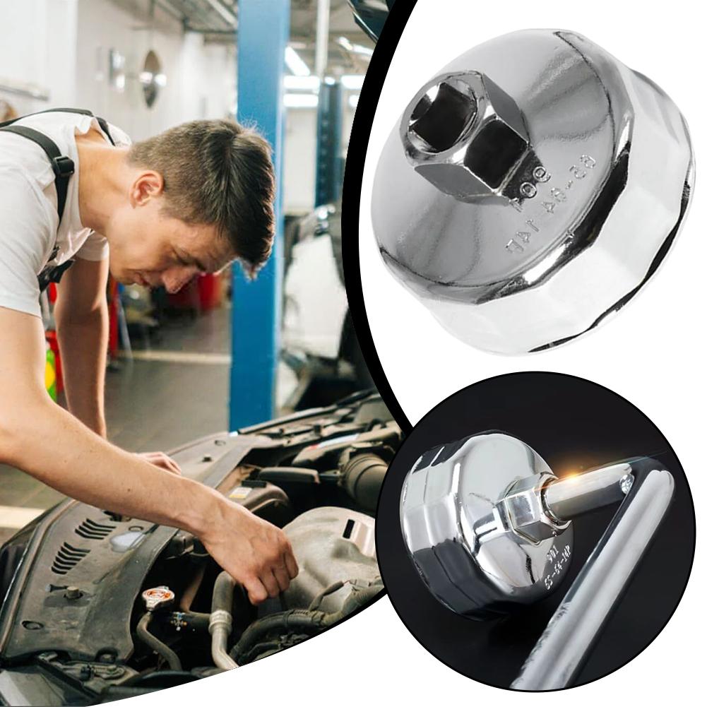 901 Oil Filter Wrench 1/2" Square Steel Filter Socket Wrenches Oil Grid Disassembly Hand Repair Tools