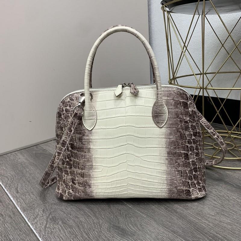 Genuine Leather Womens Bowling Bag 31cm