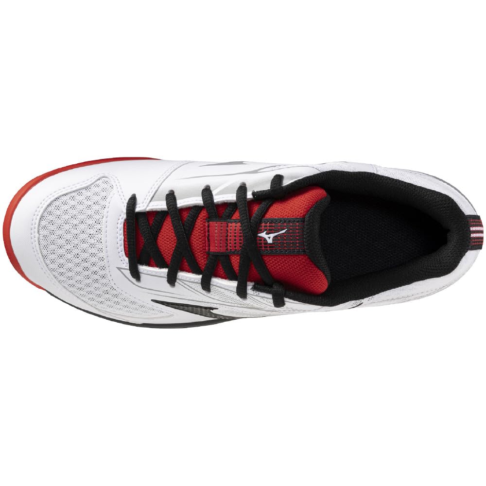 Tennis Shoes Break Shot 5 Wide AC All Court Club Activities Lightweight Game Court Soft Entry Beginner White X Red Cm 3E [Mizuno] 26.5