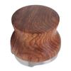 Coffee Distributor Stainless Steel Rosewood Coffee Tamper Leveler for Coffee Accessories 53mm   2.1in
