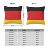 Germany Flag German Patriotic  Square Pillowcase Cushion Cover Pillow Case Throw Pillow Cover for Home Bedroom Car