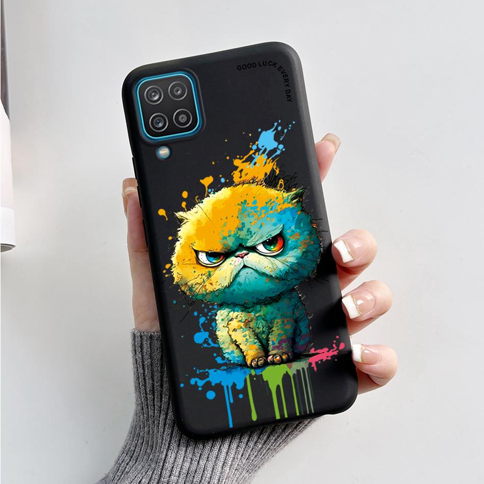 For Samsung A12 Case Galaxy A12 Cover Astronaut Soft Silicone Phone Cases Fundas For Samsung GalaxyA12 A12 A 12 A125F Case Coque