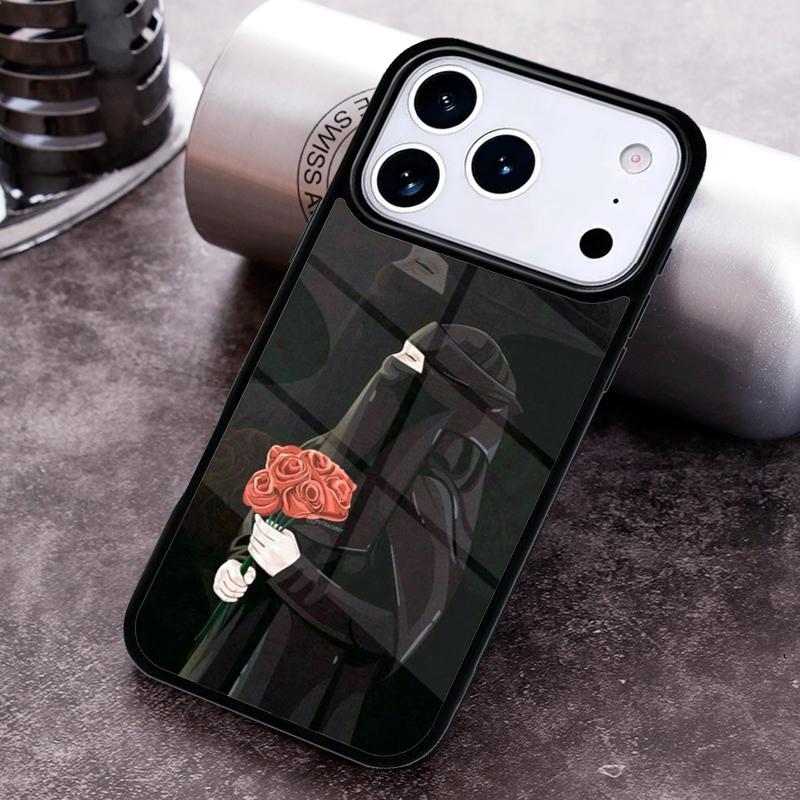 Islamic Hijab Girl Queen Phone Case for iPhone 17 16 15 Pro Max Air 14 13 12 11 Plus Shockproof Cover