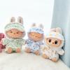 For 15cm/17cm Labubu I II Dolls Clothes Cute Eye Mask Pajamas Three Piece Set Accessories Clothing Plush Doll'S Clothesor