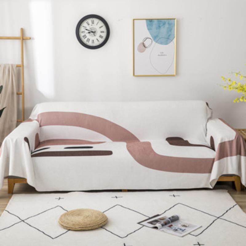 

Чехол для дивана Nordic, ткань, полное покрытие, Ins Wind Snow Neil, полотенце для дивана, одно- и двухместный чехол для дивана 180*150cm