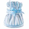 Spring Summer Dog Korean Princess Style Lady Striped Bow Suspender Skirt Cat Dress Pet Clothes