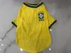26.27 Haustier-Fußballtrikot. Spanien. Mexiko. Brasilien. Die gleichen Hundekleider für die Nationalmannschaft Weltmeisterschaft.