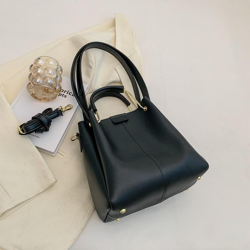 Большая вместительная сумка-ведро женская сумка новая модная сумка через плечо осенняя мода сумка-кроссбоди ручная сумка