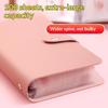 Pu Leather Photo Money Card Holder With 50 Inner Pages Snap Closure For Storing Photocards Business Cards Tickets Paper Money