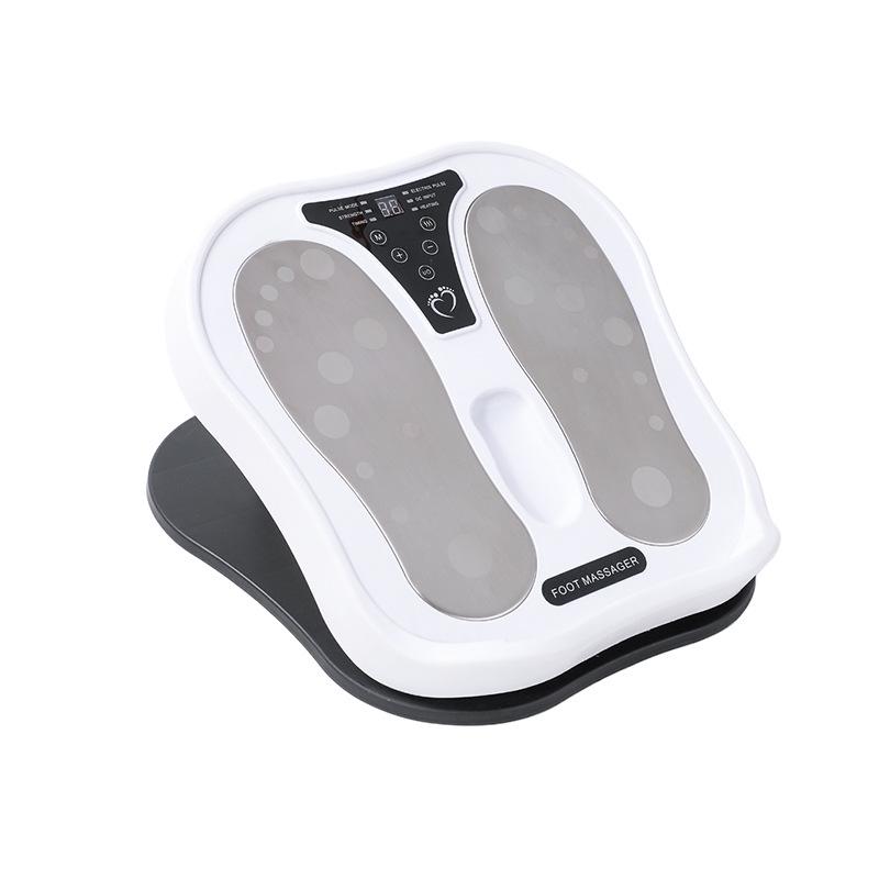 Aparat de masaj electric cu impulsuri pentru picioare, EMS, pad de acupunctură cu terapie termică