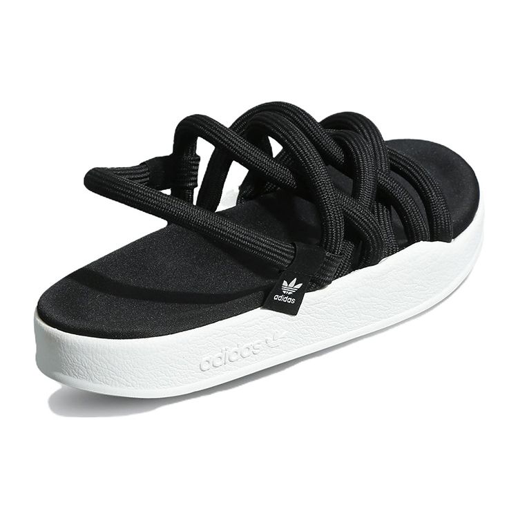 Adidas Originals Adilette Noda Non-Slip Durable Sports Sandals Women Sandals Black FZ6438