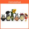 Neighbor My Totoro Cat Bus And Girl Anime Character Mini Model Set Ornament