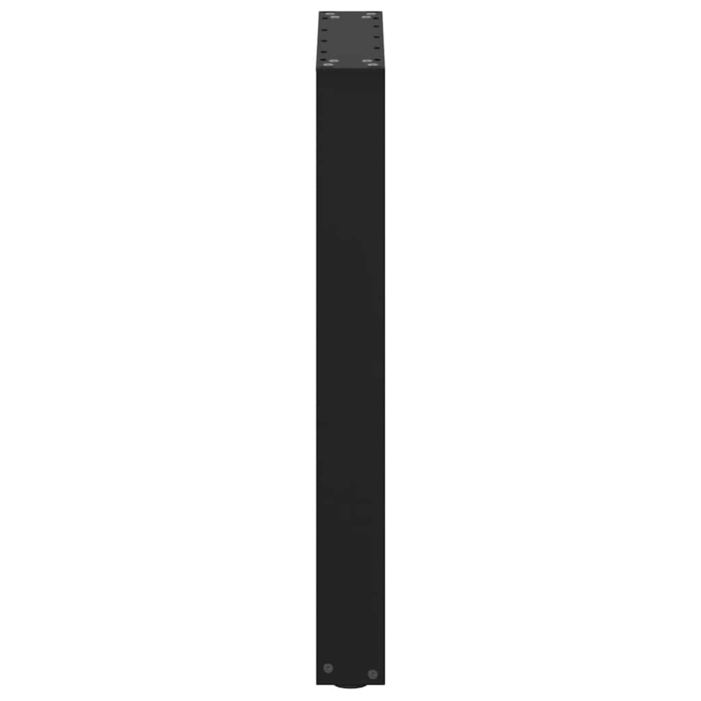Coffee Table Legs, 2 Pcs, Black, 50X(72-73) Cm, Steel