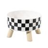 Stainless Steel Dog Bowl, Anti-knock Pet , Plastic Cat Bowl, High-footed Neck Dog Rice Bowl, Large-capacity Cat Food