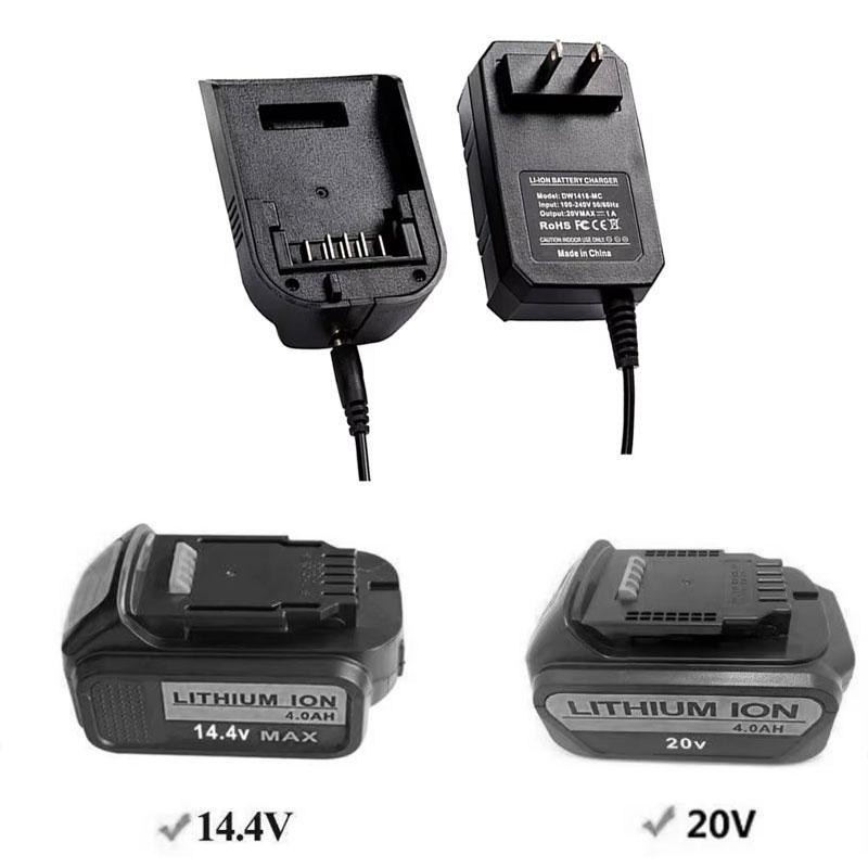 For Dewalt 14.4V 20V Lithium Battery Slide battery Charger Power Tool Chargers For DCB107 DCB115 DCB104 DCB206 DCB204 Battery