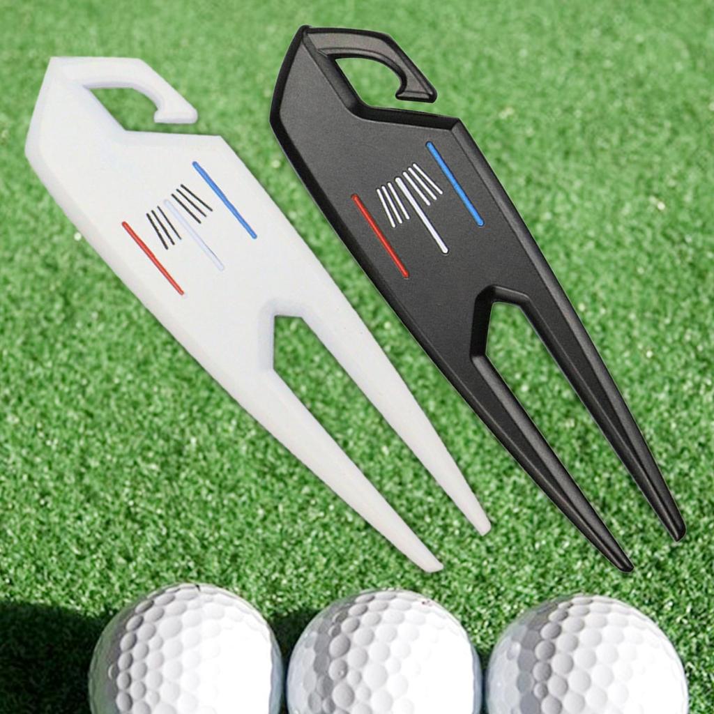 Golf Divot Fork Golf Exercise Golf Aids Putt Parter Golf Putting Green Fork for Golfer Gift