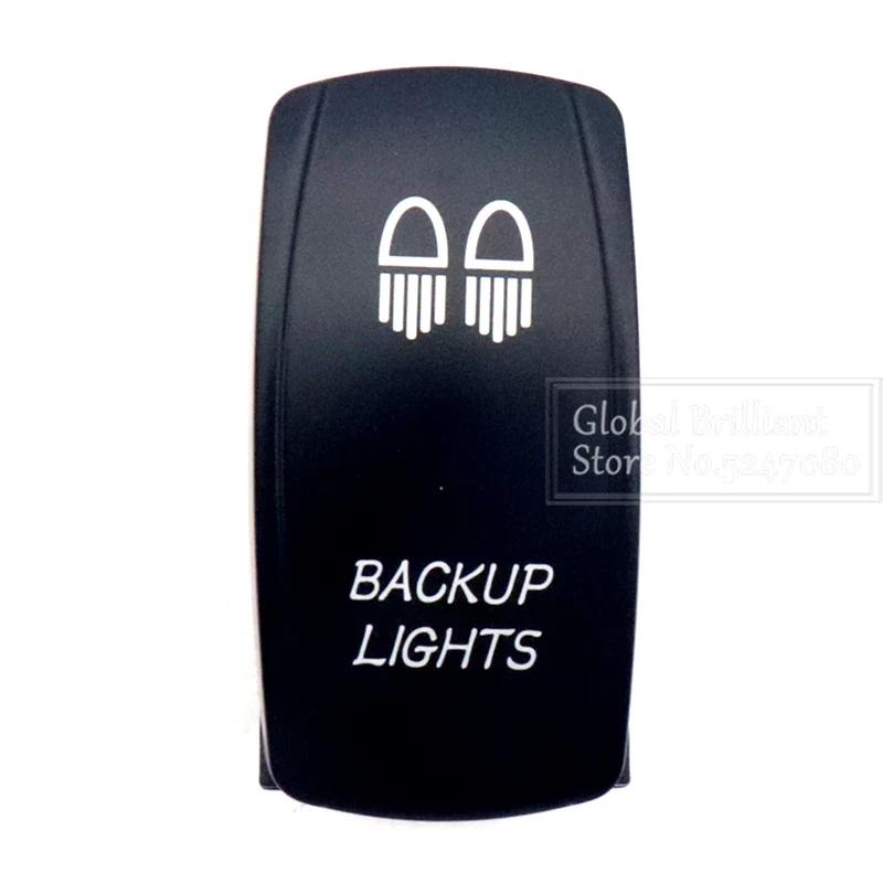 For Car Truck Marine 12V/20A 24V/10A Boat Rocker Switch Toggle 5Pin SPST / 7Pin DPDT ON-Off Switch with LED Light