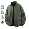 Jacket Men's Spring and Autumn New Simple Loose Versatile Baseball Collar Fashion Jacket